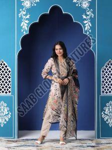 Twilight Tones Printed A-Line Suit