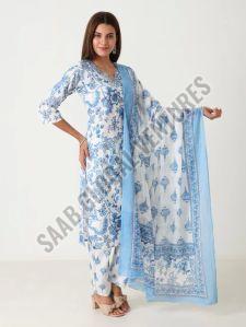 Blue Heaven Cotton Suit