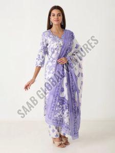 Violet Whisper Chikankari Suit