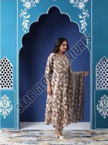 Almond Blossom Anarkali Suit