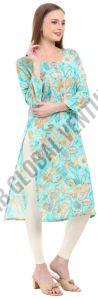 Aqua Petal Grace Kurti