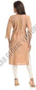 Beige Elegance Chikankari Kurti