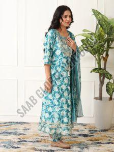 Cotton Grace Flare Anarkali Suit