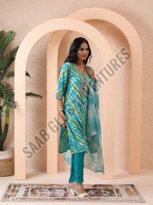Ladies Emerald Haze Cotton Blend Suit