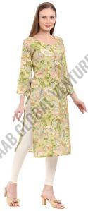 Forest Flora Elegance Kurti