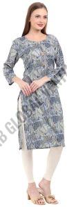 Peacock Leaf Elegance Kurti