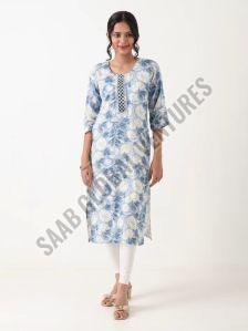 Summer Sky Single Kurti