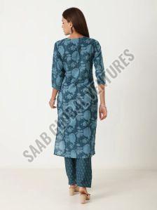 Blue Aura Cotton Suit