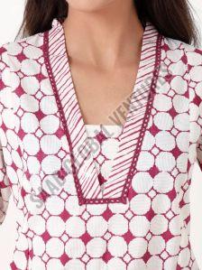 Burgundy Orbit Anarkali Suit