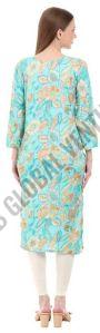 Aqua Petal Grace Kurti