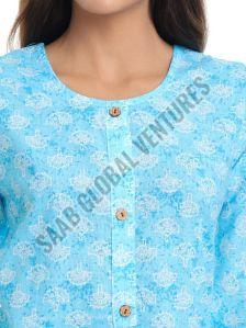 Cloud Mist Cotton Kurti