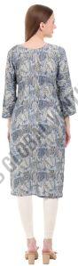 Peacock Leaf Elegance Kurti