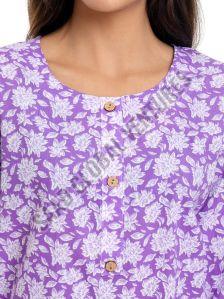 Purple Serenity Kurti