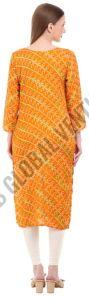 Radiant Bandhani Cotton Kurti