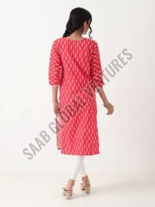 Scarlet Bloom Single Cotton Kurti