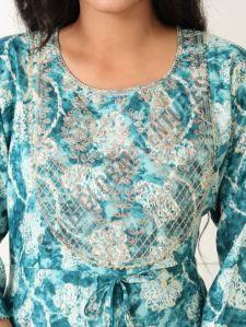 Cotton Grace Flare Anarkali Suit