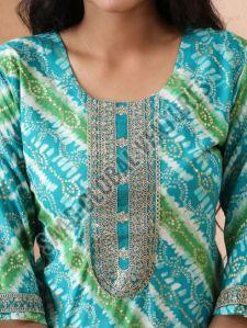 Ladies Emerald Haze Cotton Blend Suit