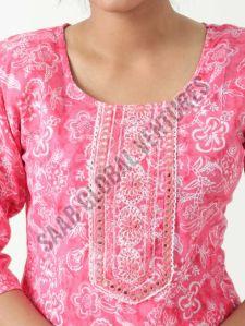 Pink Breeze Cotton Suit