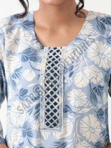 Summer Sky Single Kurti