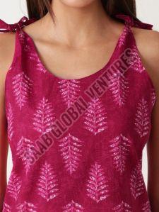 Maroon Dori Cotton Kurti