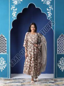 Almond Blossom Anarkali Suit