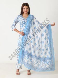 Blue Heaven Cotton Suit