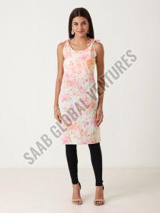 Sleeveless Cotton Kurti
