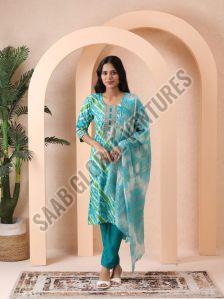 Ladies Emerald Haze Cotton Blend Suit