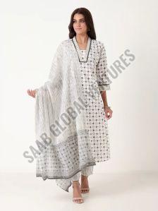 Gravity Pattern Anarkali Suit