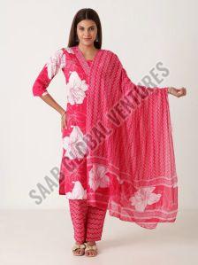 Petal Shine Cotton Suit