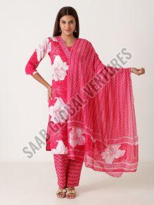 Printed Cotton Suit