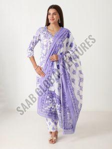 Printed Cotton Suit