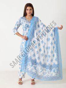Printed Cotton Suit