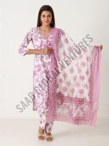 Printed Cotton Suit
