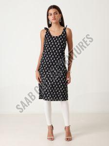 Sleeveless Cotton Kurti