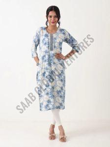 Summer Sky Single Kurti