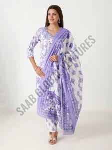 Violet Whisper Chikankari Suit