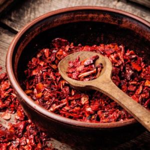 pure spicy dried chili