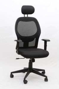 Mesh Revolving High Back Office Chair With Head Rest