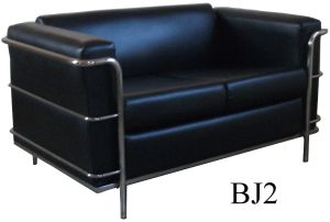 Metal Frame Two Seater Sofa