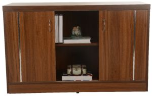 Wooden Sliding Door Rectangular Cabinet