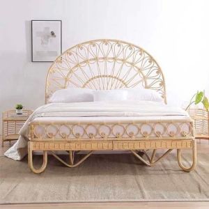 Cane Double Bed