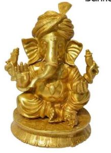 Brass Lord Ganesh Statue