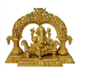Brass Lord Ganesh Statue