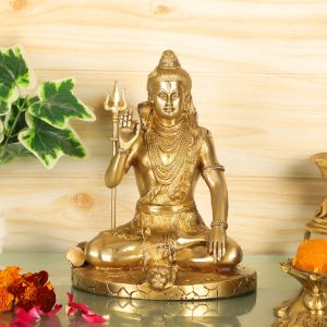 Brass Lord Shiva Statue