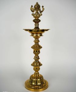 Brass Multi Layer Laxmi Lamp