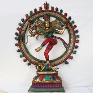 Brass Nataraja Lord Shiva Statue