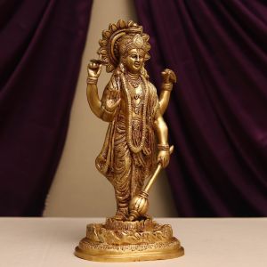 Decorative Brass Lord Vishnu Murti