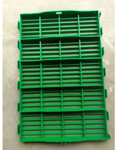 Green Plastic Slatted Floor