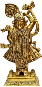 Handcrafted Brass Banke Bihari Murti